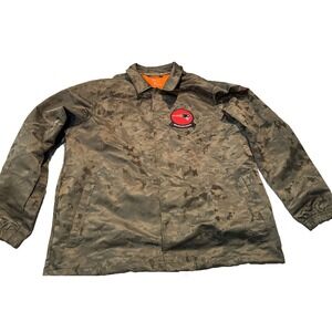 NFL New England Patriots On Field Mens XXL Rain Jacket Digital Camo‎